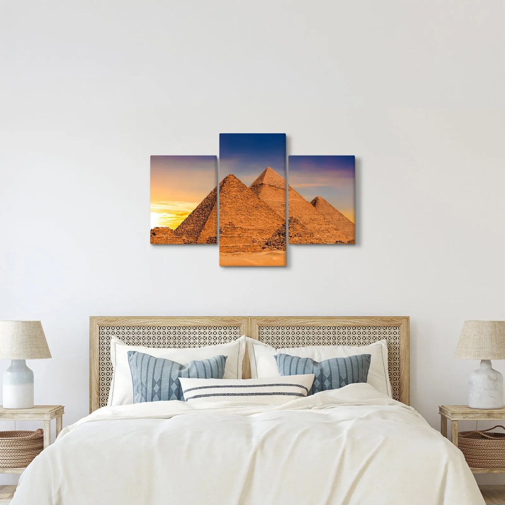 Kép - Egyiptomi piramisok (90x60 cm)