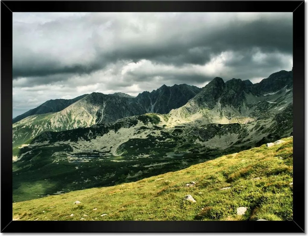 Poszterek keretben 40x30 Tátra Lengyel hegyek Kilátás