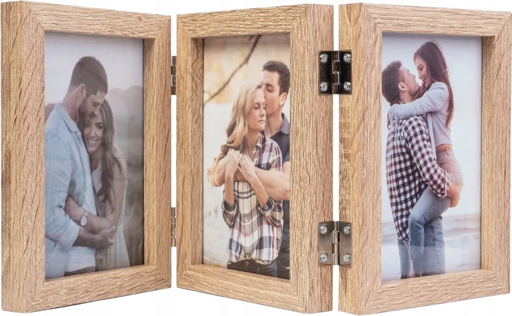 Három képkeret 15x21 világosbarna ajándék