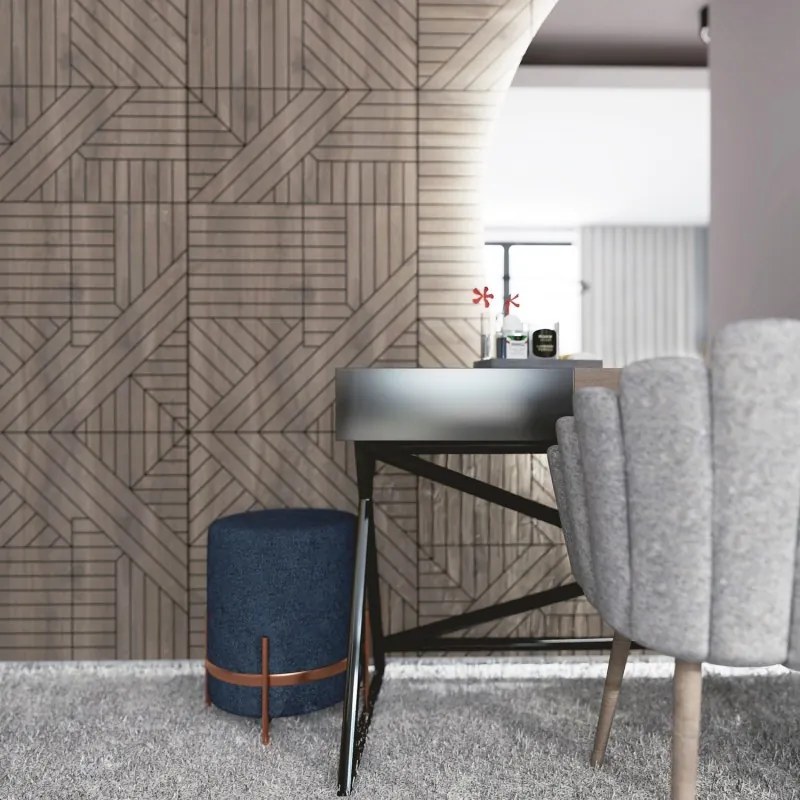 ÁTLÓS NATÚR 60x60 MDF FALPANEL 17MM