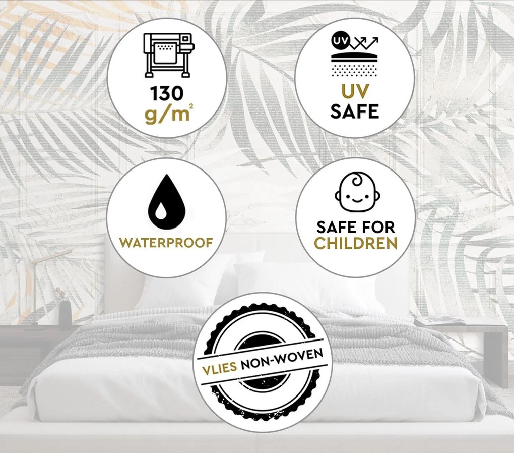 Gario Fotótapéta Trópusi levelek Anyag: Vlies, Méret: 450 x 315 cm