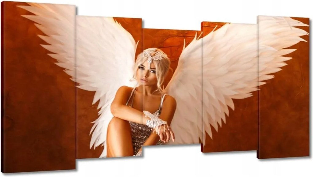 Vászonkép 150x80 Angyalka lány