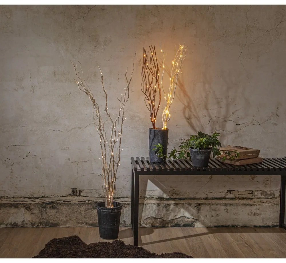 Fehér fénydekoráció ø 8 cm Willow – Star Trading