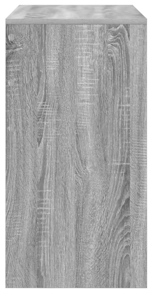 Íróasztal Szürke sonoma Összeszerelt fa 80 x 40 x 76 cm Egyszerű