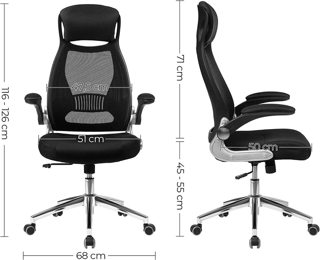 Irodai szék, ergonómikus hálós forgószék