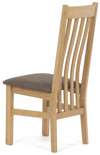 Tömör Tölgy Étkezőszék Barna Párnázott Üléssel. C-2100