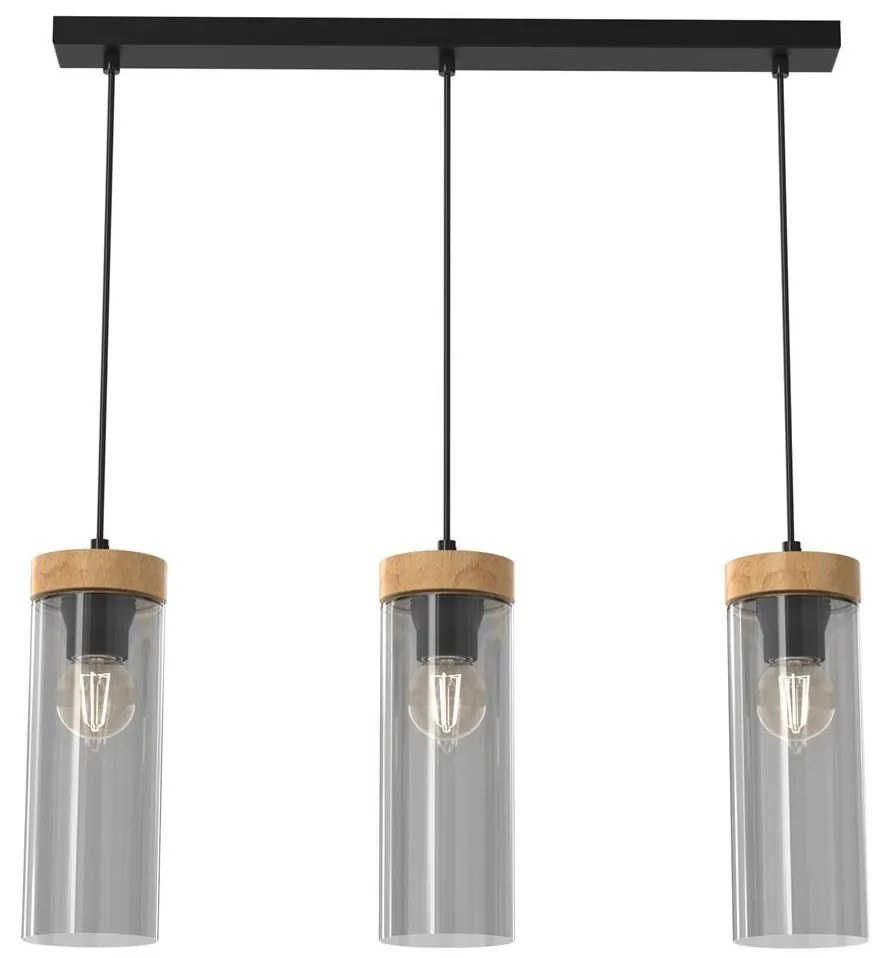 Csillár zsinóron ELICA 3xE27/60W/230V