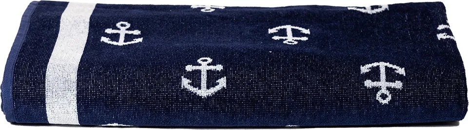 BAHIA Strandtörölköző matrózmintás 1. 165x90cm