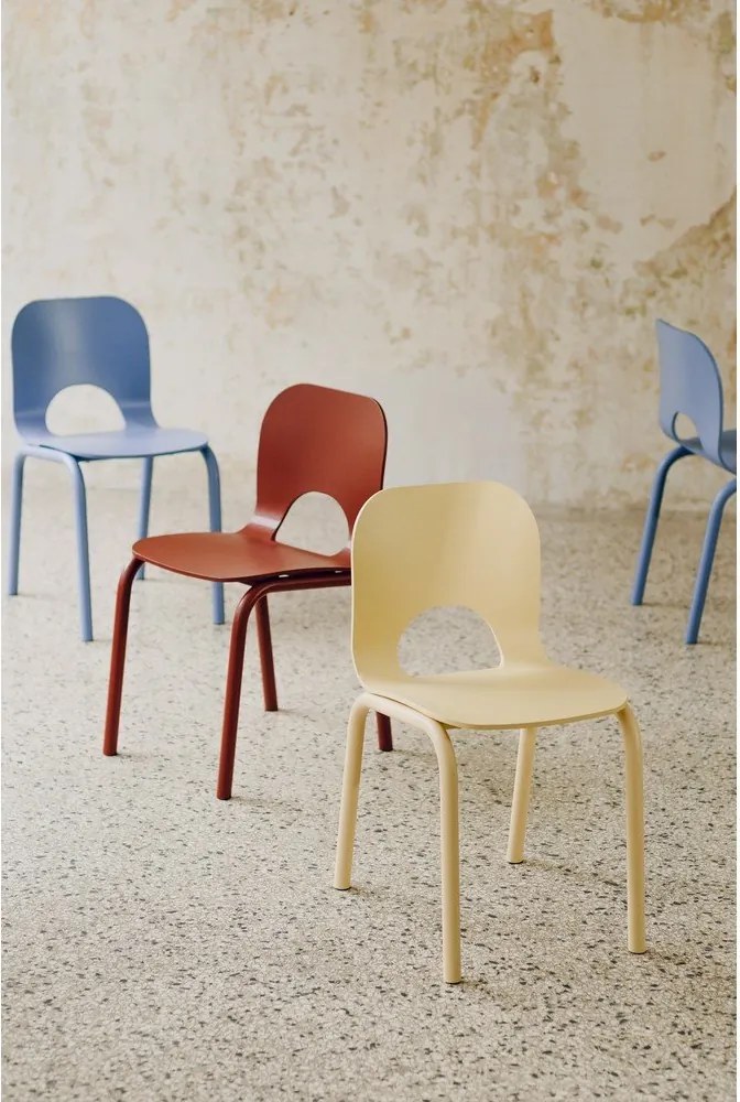 Piros étkezőszék Atto – noo.ma