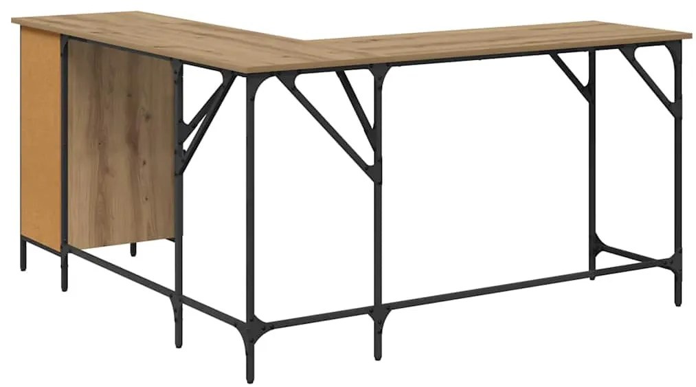 vidaXL Asztal Artisan tölgy 141 x 141 x 75 cm Faanyag