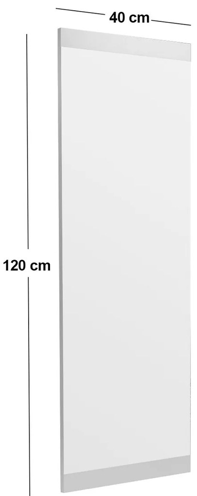 Azus White tükör 40 x 120 cm