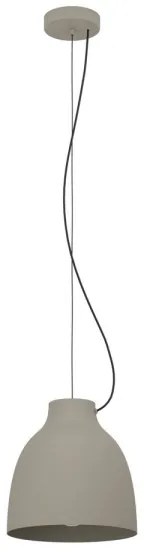 Eglo 900159 - Csillár zsinóron CAMASCA 1xE27/40W/230V szürke