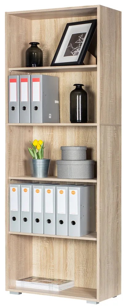 Casaria® Könyvespolc 190 cm - 5 rekesz