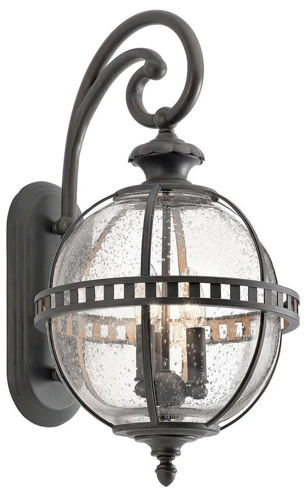 Kichler - Kültéri fali lámpa HALLERON 3xE14/60W/230V IP44