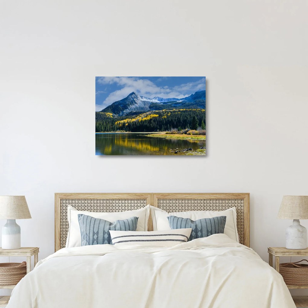 Üveg kép - Lost Lake, Oregon (70x50 cm)