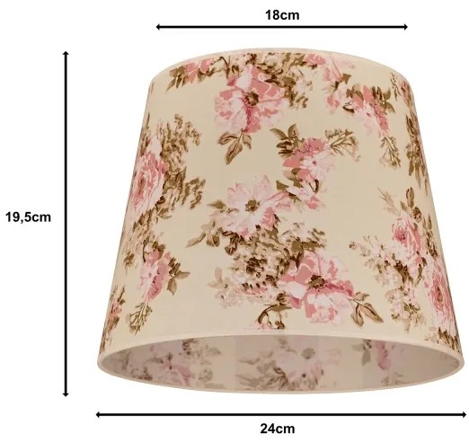 Duolla - CLASSIC M asztali lámpa búra E27, 24 cm, rózsaszín