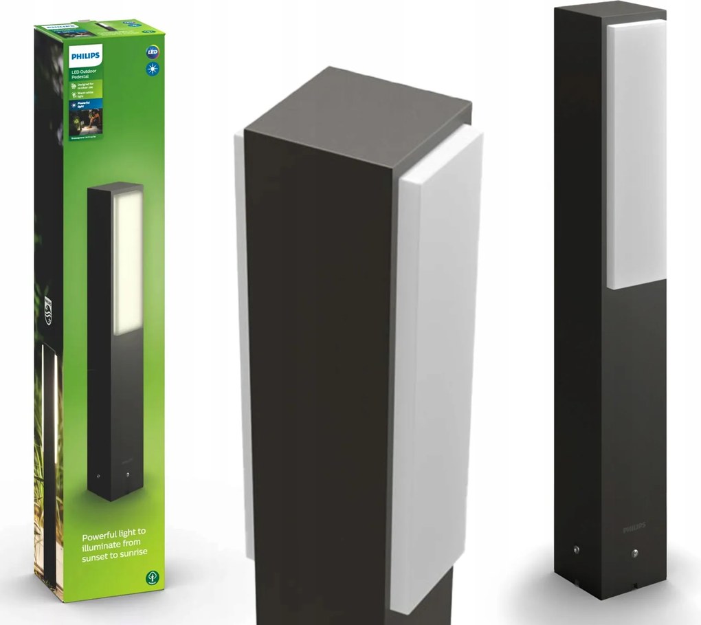 Kerti Lámpa Kültéri Oszlop 42cm Led 9W 1000lm 2700K IP44 Philips