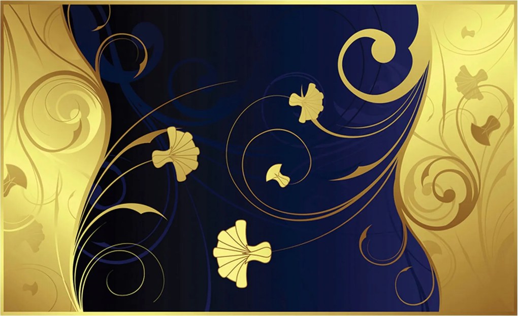 Flizelin fotótapéta Absztrakt virágok modern design 312x219 +ragasztó