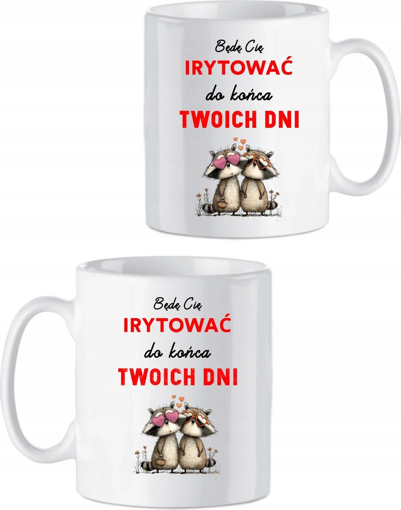 Kerámia bögrék Valentin nap pároknak Bosszantani foglak a napjaid végéig