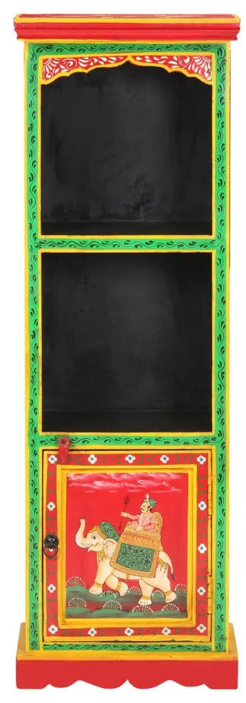 Kézzel festett tömör mangófa tálaló 40 x 30 x 120 cm