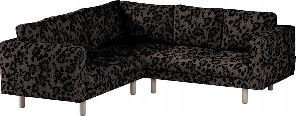 Dekoria Norsborg 4 személyes sarokkanapé huzat Ikea szürke