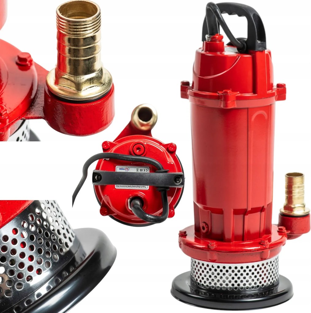 Búvárszivattyú 2850W szennyezett vízhez és tiszta esővízhez 5100 l/h szűrő