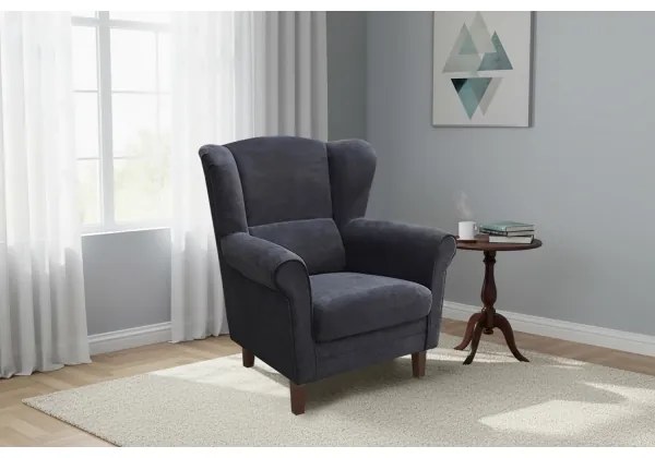 GALA füles fotel antracit