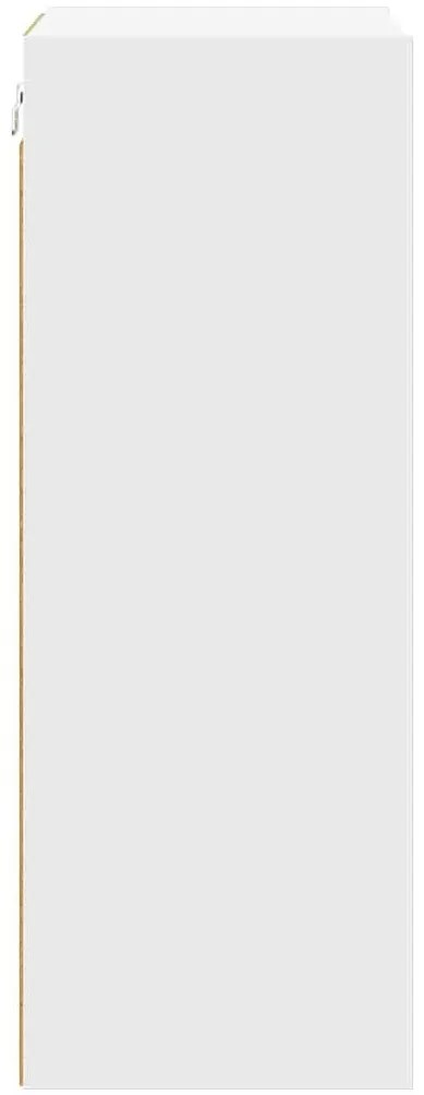 Függő szekrény polcokkal Riga Fehér 40 x 29,5 x 80 cm Faanyag