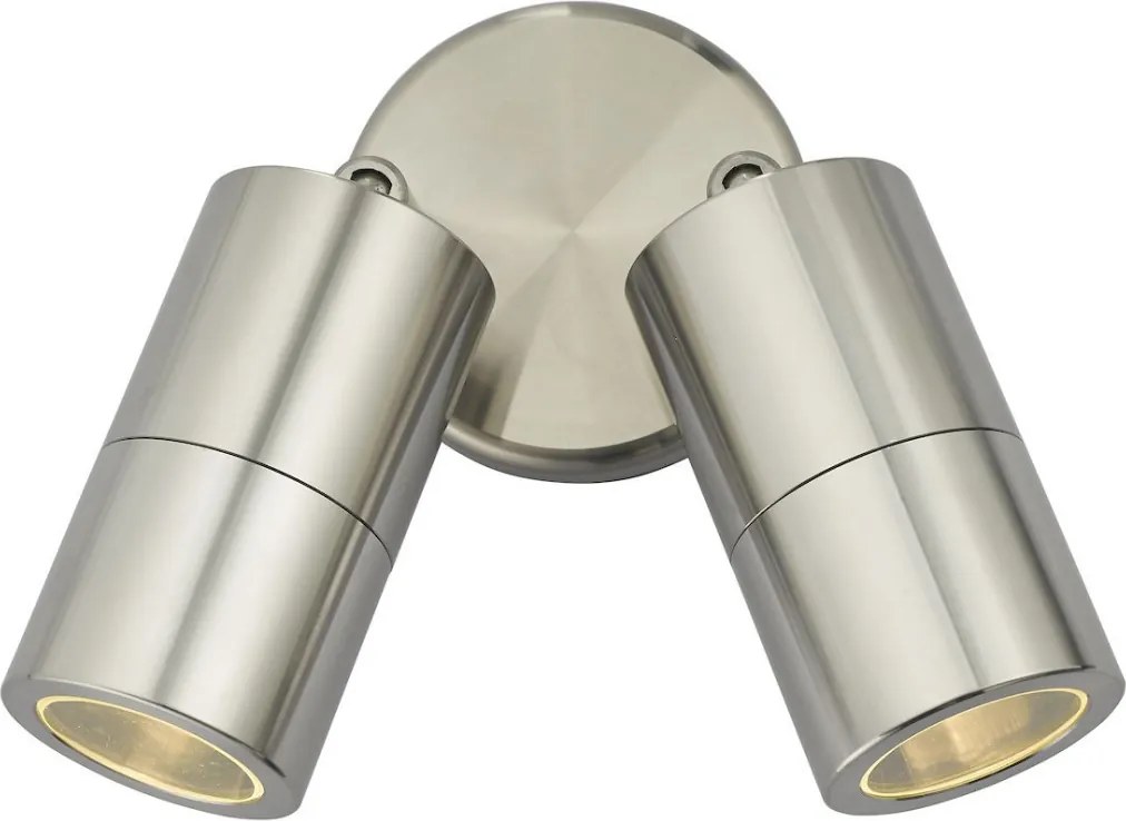DAR LIGHTING ORT0968 ORTEGA Modern Kültéri Fali Lámpa Csiszolt Alumínium IP65