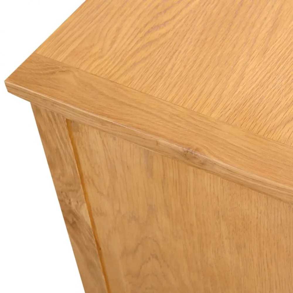 tömör tölgyfa TV szekrény 110x35x44 cm