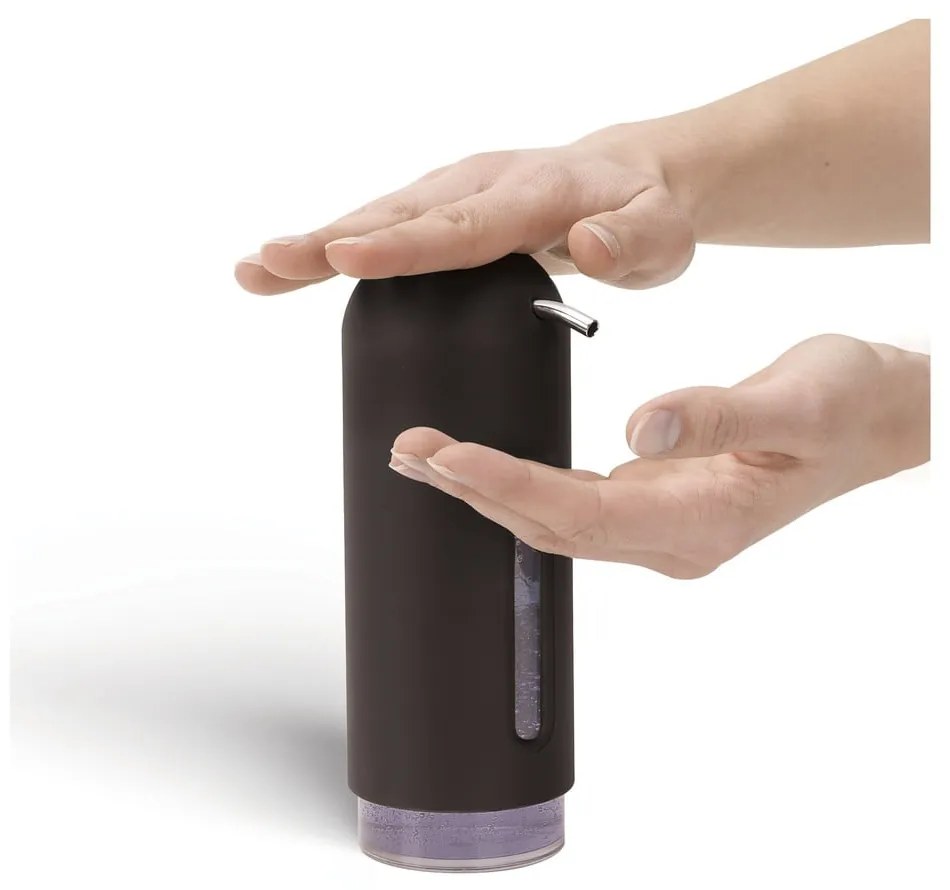 Fekete műanyag szappanadagoló 350 ml Penguin – Umbra