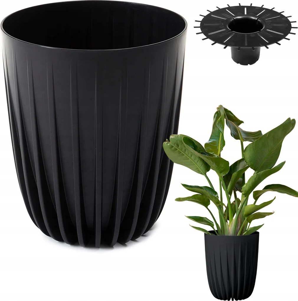 Virágtartó Tál Kert Terasz Erkély Mira 19cm x 22,6cm