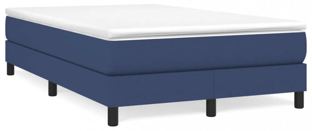 rugós ágykeret kék 120x200 cm szövet 120x200 cm