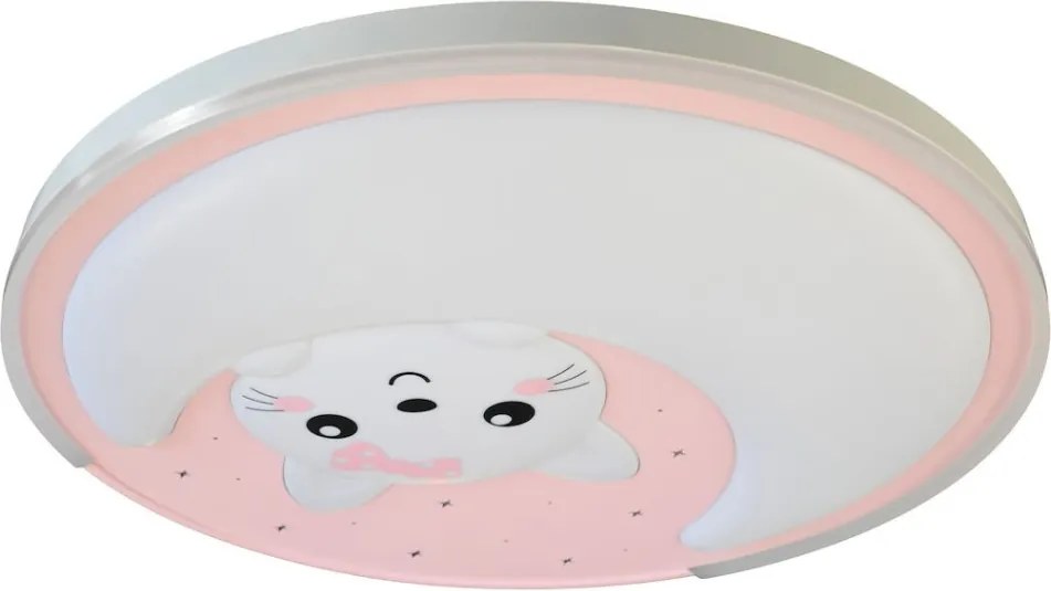 MILAGRO ML1059 MOONCAT Ufo Lámpa Rózsaszín LED IP20