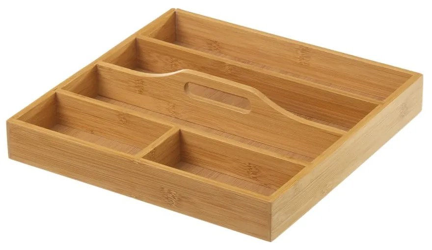 Bambusz evőeszköz rendszerező, 31 x 31 cm - Casa Selección