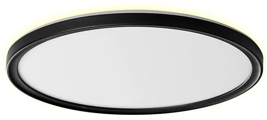 Prezent Prezent 27314 - LED Fürdőszobai mennyezeti lámpa CORDIA LED/24W/230V IP54 fekete 27314