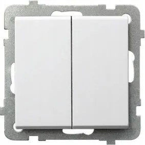 Dupla keresztkapcsoló 10AX250, IP-20 Sonata Fehér Matt Ospel