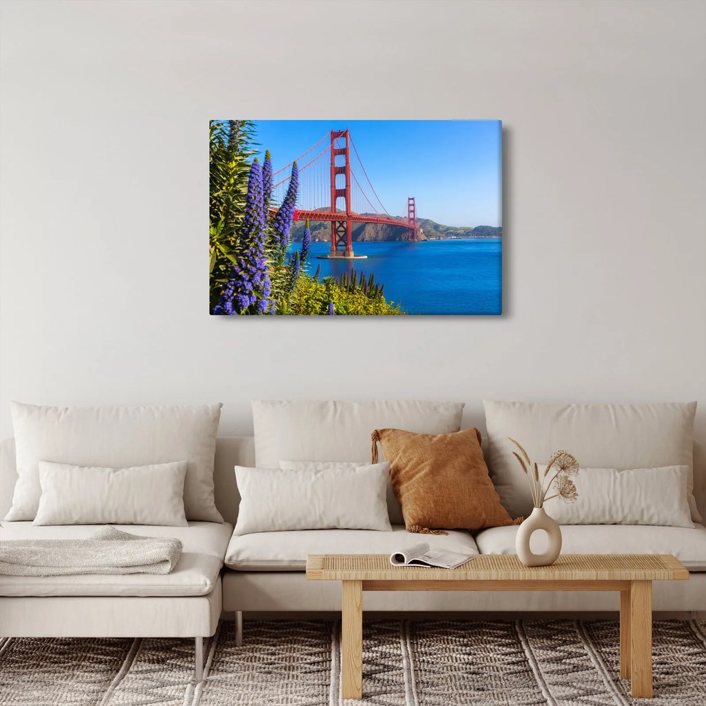 Kép - Golden Gate híd, San Francisco (90x60 cm)