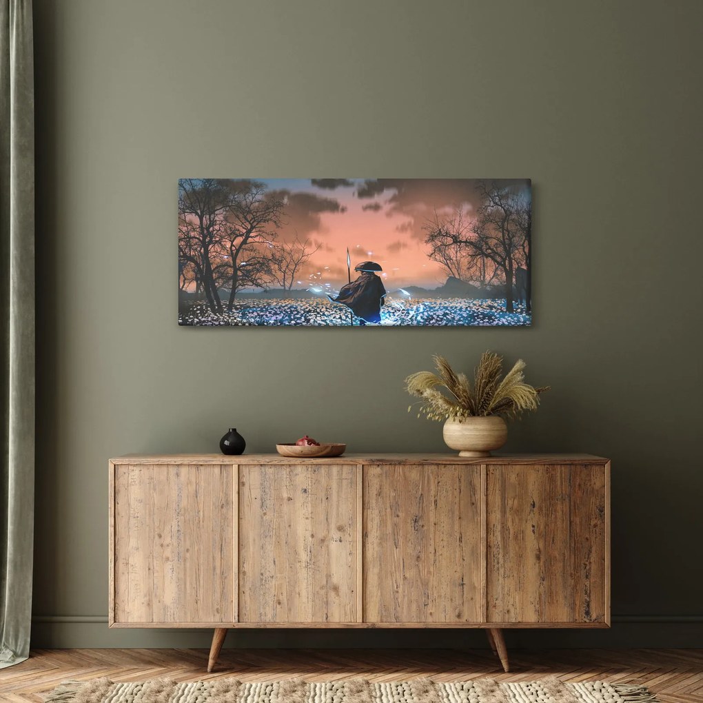 Kép - Egy harcos illusztrációja (120x50 cm)