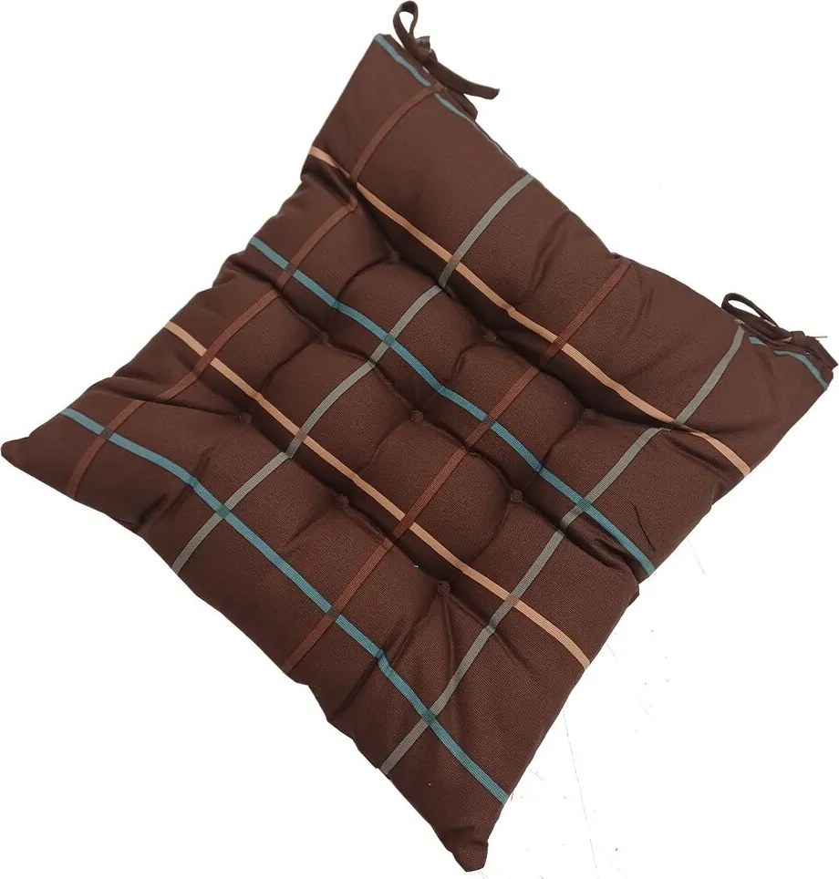 Ülőpárna ERLA BROWN 45x45 cm