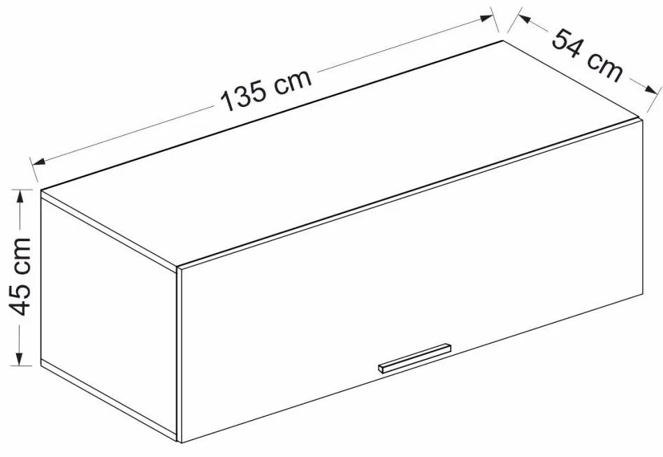 Függesztett szekrény Bubose 6 (antracit + doré) . 1095741