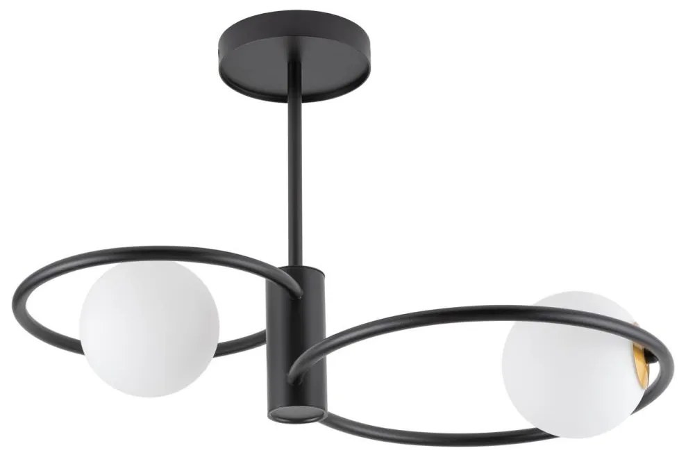 Csillár rúdon AQUA 2xG9/12W/230V fekete