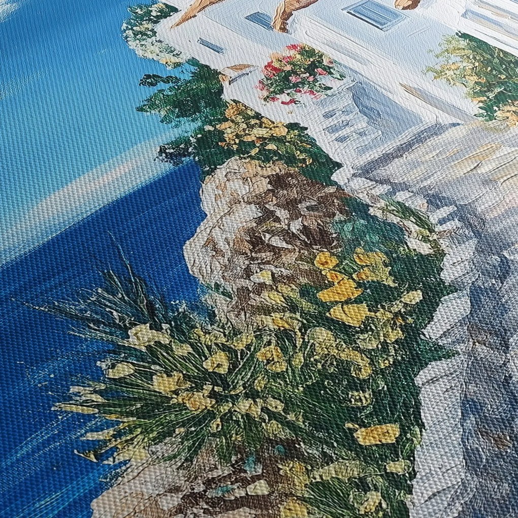 Kép - Sikátor a tenger mellett (90x60 cm)