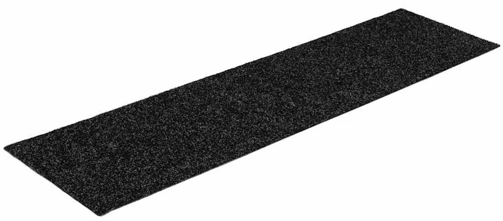 30 db fekete lépcsőszőnyeg öntapadós téglalap alakú 76x20 cm