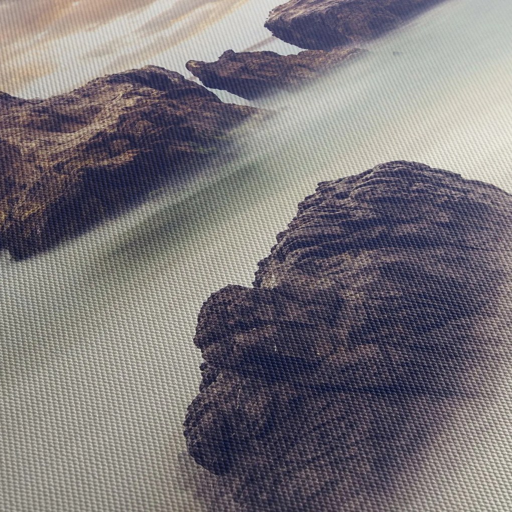 Sziklák a ködben képe (120x50 cm)