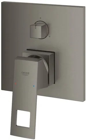 Grohe Eurocube zuhany és fürdő csaptelep vakolat alatti rész nélkül csiszolt hard graphite 24094al0 G24094AL0