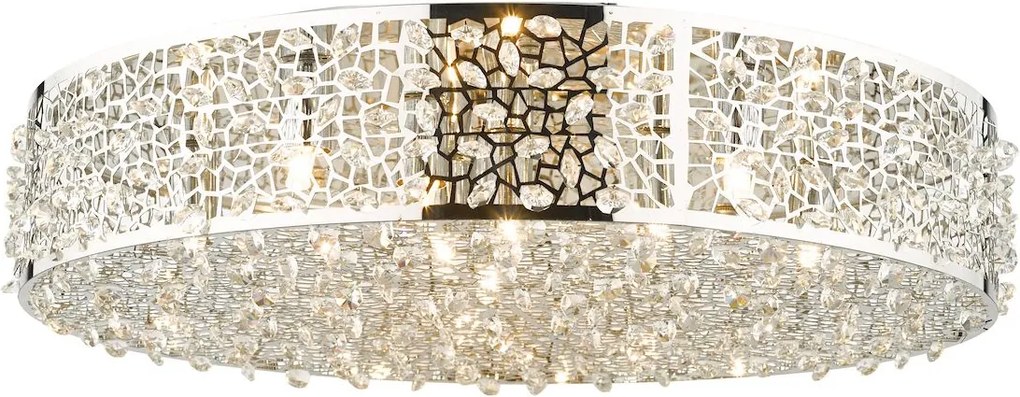 Dar lighting glamour kristály mennyezeti lámpa kotaro rozsdamentes acél darkot6450