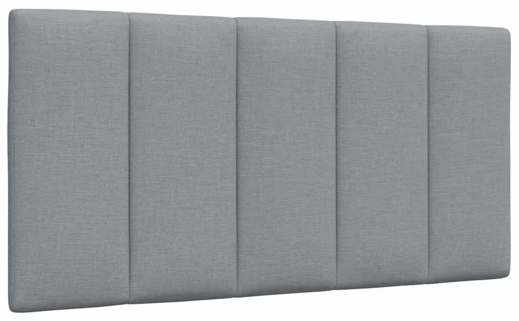 világosszürke szövet fejtámla párna 100 cm