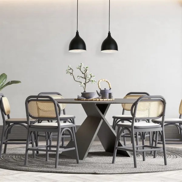 NOAK függeszték 2xE27/15W/230V fekete, kábellel