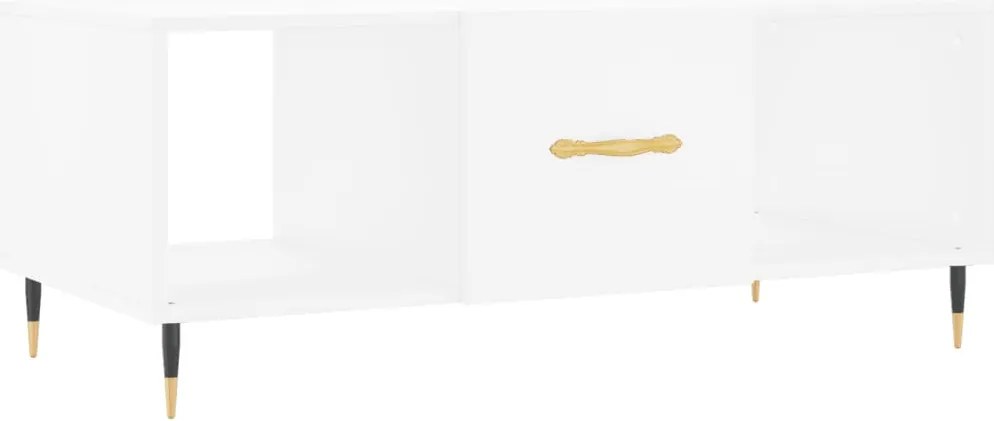vidaXL fehér szerelt fa dohányzóasztal 102 x 50 x 40 cm